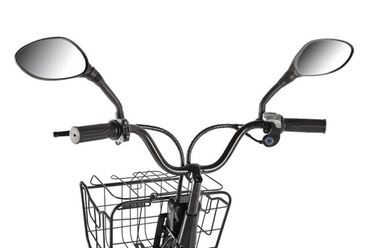 Электровелосипед GREEN CITY e-ALFA LUX, красный