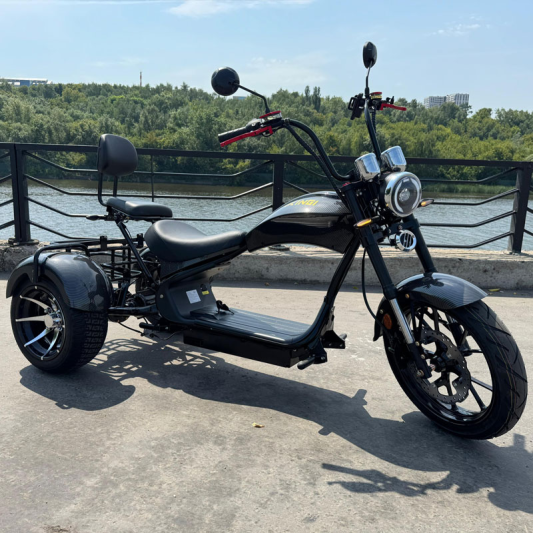 Трехколесный электроскутер Ikingi Chopper Trike