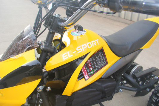 Электроквадроцикл El-Sport Junior ATV 500W 36V/12Ah, желтый